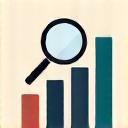 Icône de loupe, représentant l'analyse de marché
